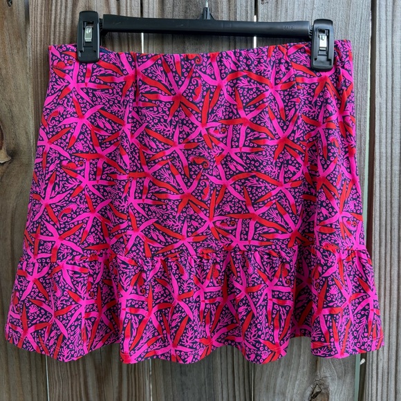 Lilly Pulitzer Dresses & Skirts - Lilly Pulitzer Pink navy Luxletic starfish Skirt